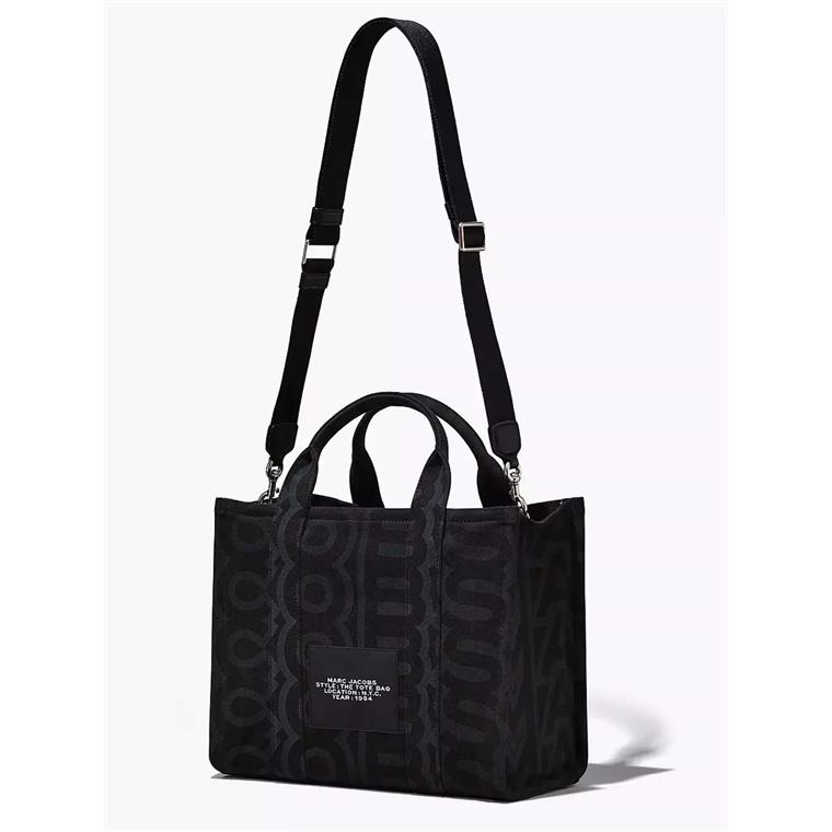 Marc Jacobs The Outline Monogram Medium Tote Bag, Black Multi